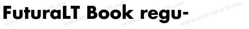 FuturaLT Book regu字体转换